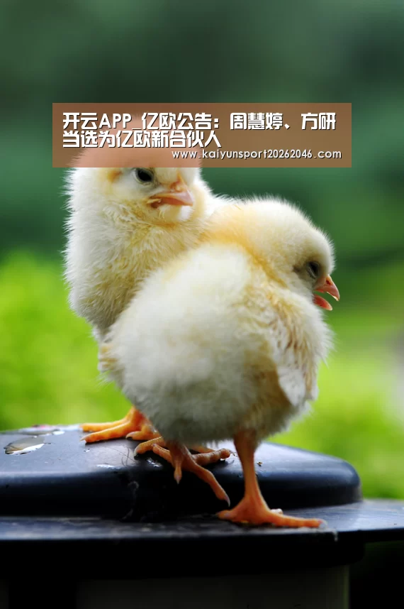开云APP_亿欧公告:周慧婷、方研当选为亿欧新合伙人(图1) 开云APP
